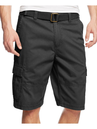American Rag Men's Cotton Pockets Cargo Shorts Charcoal  Size 29