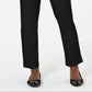 Karen Scott Women's Pull on Flat Front Pants Black Size Medium
