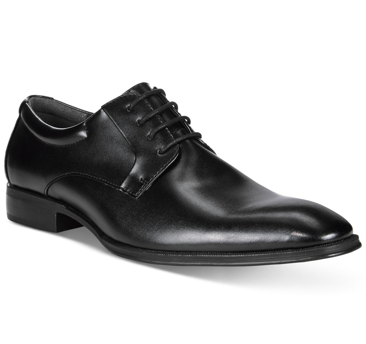 Alfani Men's Andrew Plain Toe Derbys Shoes Black Size 8 M