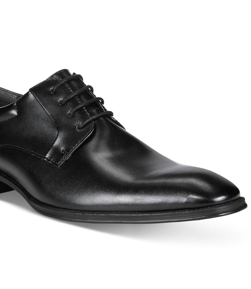 Alfani Men's Andrew Plain Toe Derbys Shoes Black Size 8 M