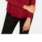JM Collection Women's Turtleneck Top Red Size Petite Small