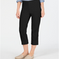Charter Club Women's Chelsea Pull on Tummy Control Capris Black Size 4