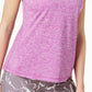 ID Ideology Women's Essentials Rapidry Heathered T-Shirt Purple Size XX-Large