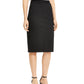 Alfani Women Midi Pencil Skirt Black Gingham Size M