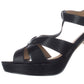 Thalia Sodi Women's Verrda Open Toe Casual T-Strap Sandals Black Size 11