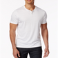 Alfani Men's Soft Touch Stretch Henley White Size Large