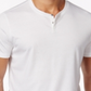 Alfani Men's Soft Touch Stretch Henley White Size Large
