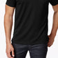 Alfani Men's Ottoman Zip Polo Black
