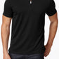 Alfani Men's Ottoman Zip Polo Black