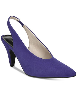 Bar III Women's Tanya Slingback Pointed Toe Pumps Blue Size 7.5 M