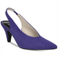 Bar III Women's Tanya Slingback Pointed Toe Pumps Blue Size 7.5 M