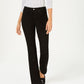 Charter Club Women's Straight Leg Jeans Black Size 10