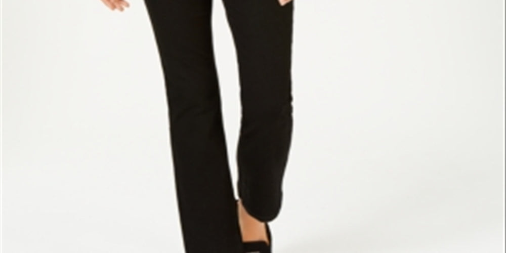 Charter Club Women's Straight Leg Jeans Black Size 14