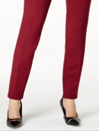 Alfani Women's Hollywood Skinny Pants Red Size 14 Petite