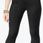 INC International Concepts Women's Skinny Moto Pants Black Size 6
