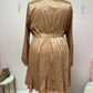 143 Story - PLUS SIZE TONAL LEOPARD SATIN WOVEN DRESS