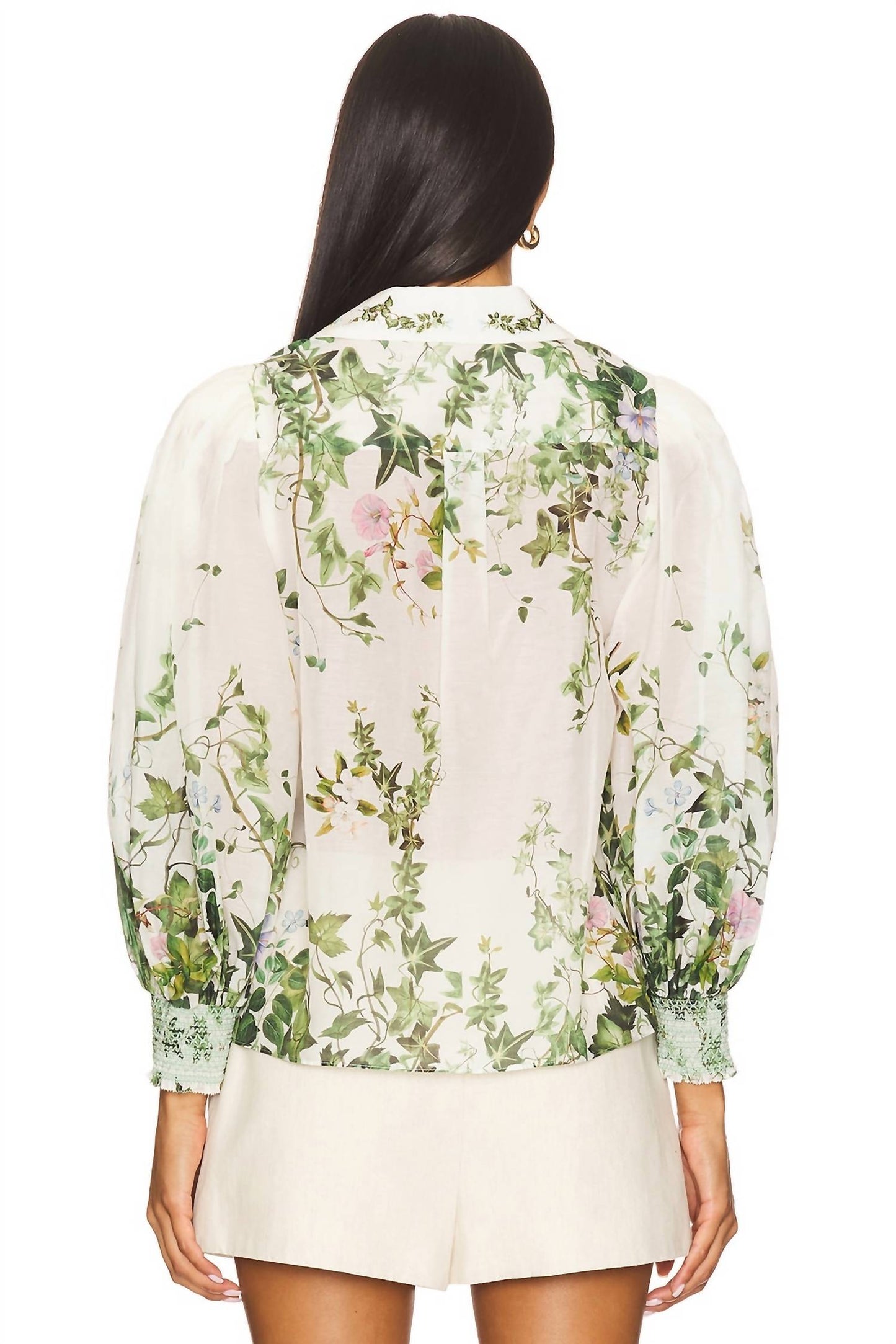 Alice + Olivia - Charis Long Sleeve Blouse