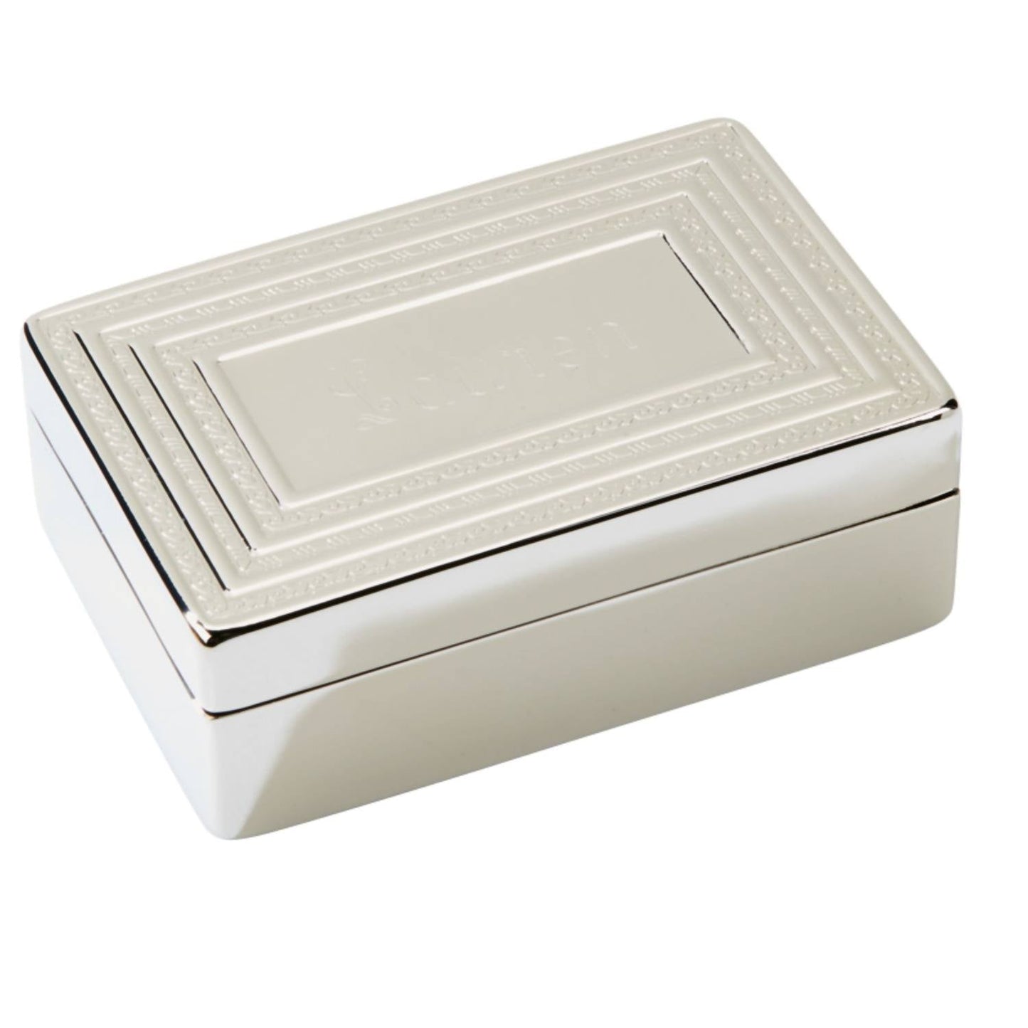Creative Gifts International - Rectangular Lift Top Jewelry Box - 1.5" X 3" X 4.5"