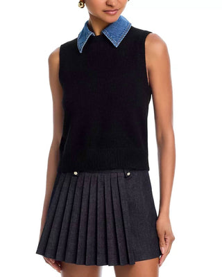 French Connection - Ellie Knit Collared Vest