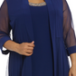 R & M Richards Women's Shift Dress and Jacket Blue Size 16W