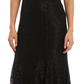 R & M Richards Women's Off The Shoulder Lace Gown Black Size 14 Petite