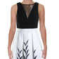 Morgan & Company Women's Printed Sleeveless V Neck Maxi Formal Fit Flare Dress Black Size 1