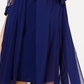 R & M Richards Women's Embellished Dress & Duster Jacket Blue Size 8