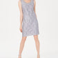 R & M Richards Women's Embellished Lace Sheath Dress & Jacket Gray Size 14