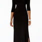 R & M Richards Women's Cold Shoulder Gown Gray Size 8