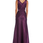 Nightway Women's Surplice Satin Gown Purple Size 12