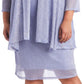 R & M Richards Women's Crinkle Knit Dress & Jacket Blue Size 10Petite