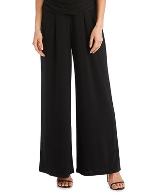 R & M Richards Women's Cold Shoulder Jumpsuit Black Size 10Petite