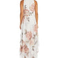 R & M Richards Women's Petite Keyhole Halter Gown Brown Size 6Petite