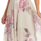 R & M Richards Women's Petite Keyhole Halter Gown Brown Size 6Petite