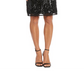 R & M Richards Women's Sequined Capelet Dress Black Size 12
