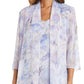 R & M Richards Women's Floral Print Jacket Dress Purple Size 16