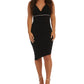 Nightway Women's Embellished Cocktail Dress Black Size 18W