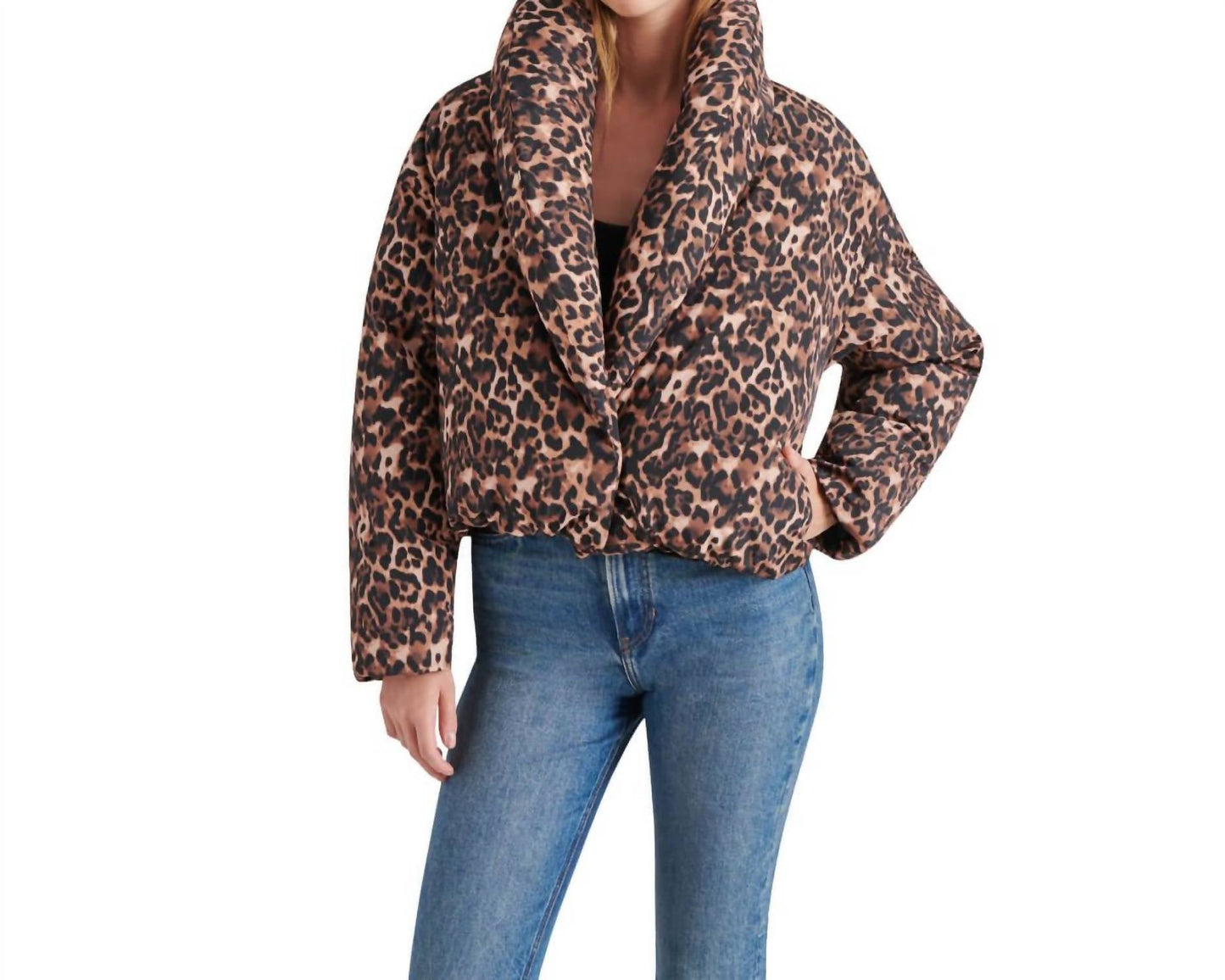 Steve Madden - Evy Leopard Coat