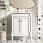 Bathroom Vanity With Top Sink, 2 Tier Storage Cabinet