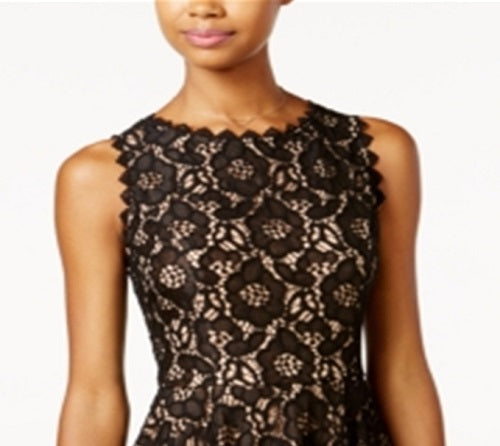 City Studios Women's Sleeveless Short Fit Flare Party Dress Black Size 7