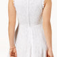 City Studios Junior's Lace Fit & Flare Dress White Size 13