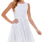City Studios Junior's Lace Fit & Flare Dress White Size 13