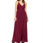 City Studios Junior's Lace & Chiffon Gown Red Size 7