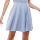 City Studios Junior's Lace Top Dress Blue Size 11