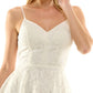 City Studios Junior's Lace Skater Dress White Size 7