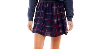 Kingston Junior's Layered Look Sweater Dress Blue Size XS