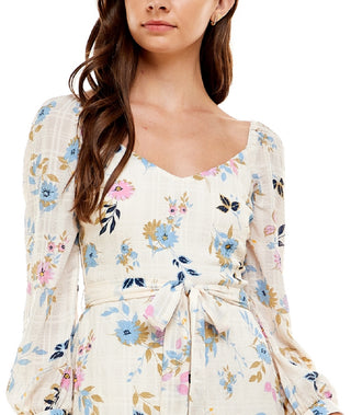 City Studios Women's V Neck Short Party Shift Dress Brown Size Small