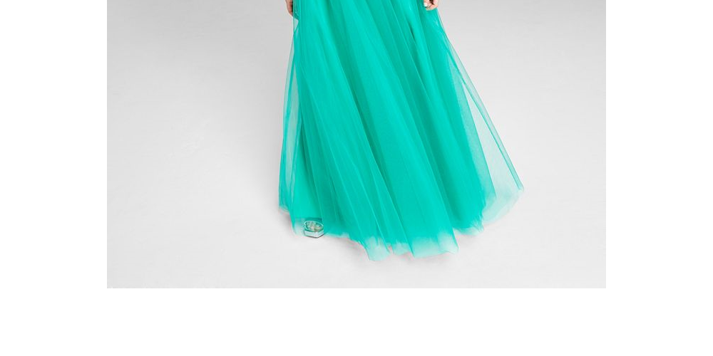Say Yes To The Prom Women's Beaded Maxi Evening Dress Green Size 3
