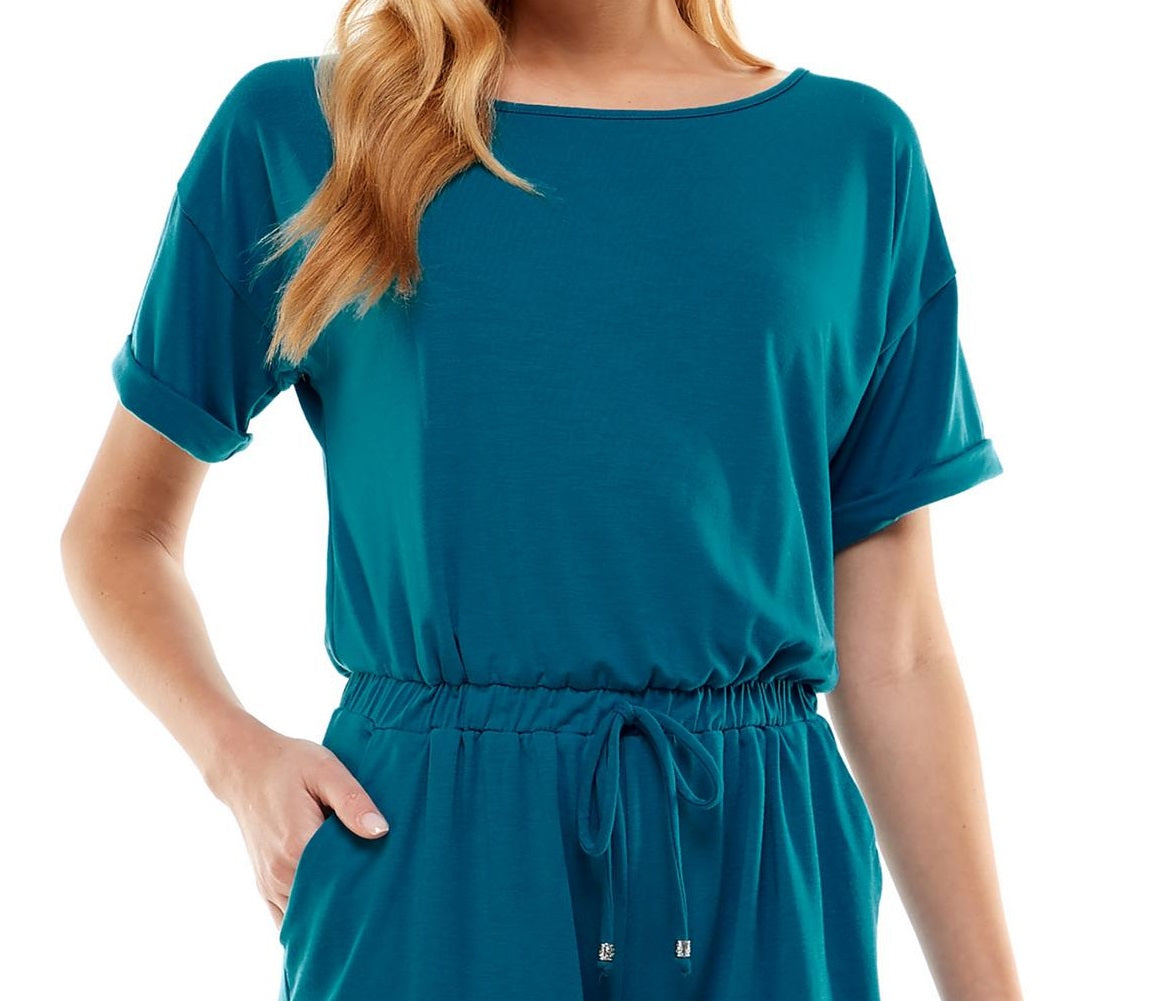 Bebop Junior's Drawstring Romper Blue Size XX-Large