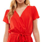 Bebop Junior's Cap Sleeve Romper Red Size X-Large